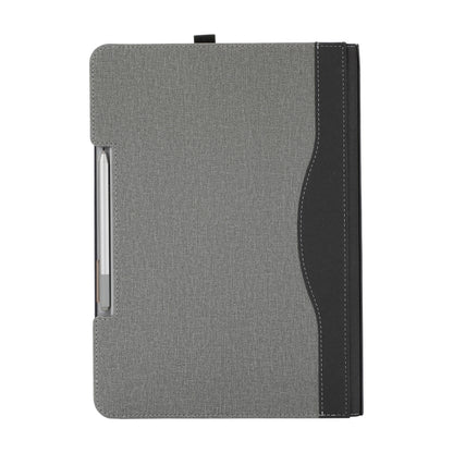 For Microsoft Surface Laptop Studio 2 Cotton Cloth Texture Leather Laptop Protective Case(Light Grey) by bashfashion