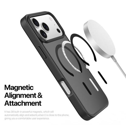 For iPhone 17 Pro Max DUX DUCIS Yind Series MagSafe TPU Hybrid PC Phone Case(Black) by DUX DUCIS