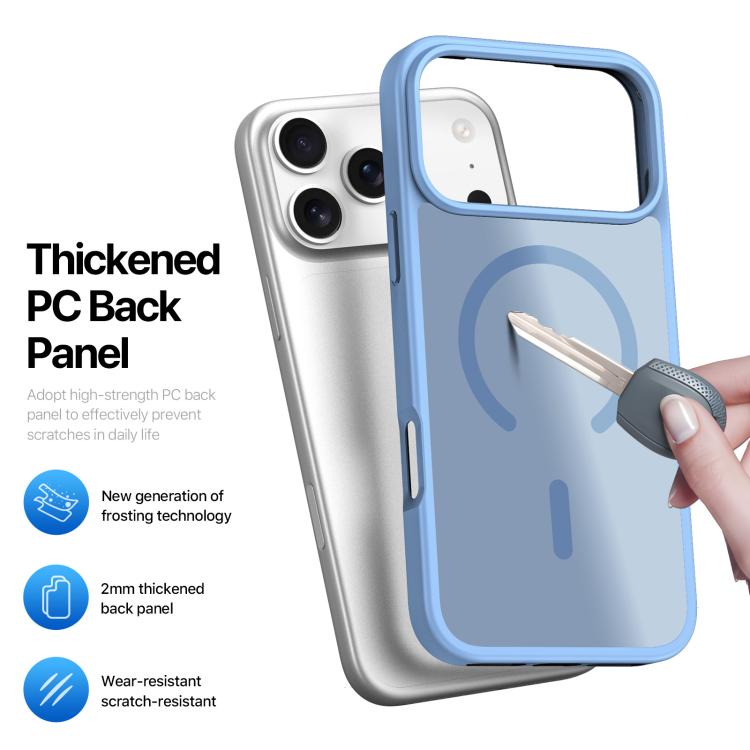 For iPhone 17 Pro Max DUX DUCIS Yind Series MagSafe TPU Hybrid PC Phone Case(Light Blue) by DUX DUCIS