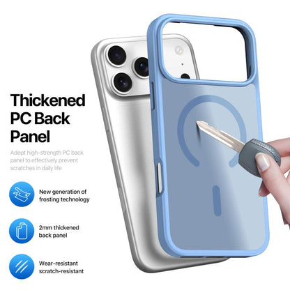 For iPhone 17 Pro DUX DUCIS Yind Series MagSafe TPU Hybrid PC Phone Case(Light Blue) by DUX DUCIS
