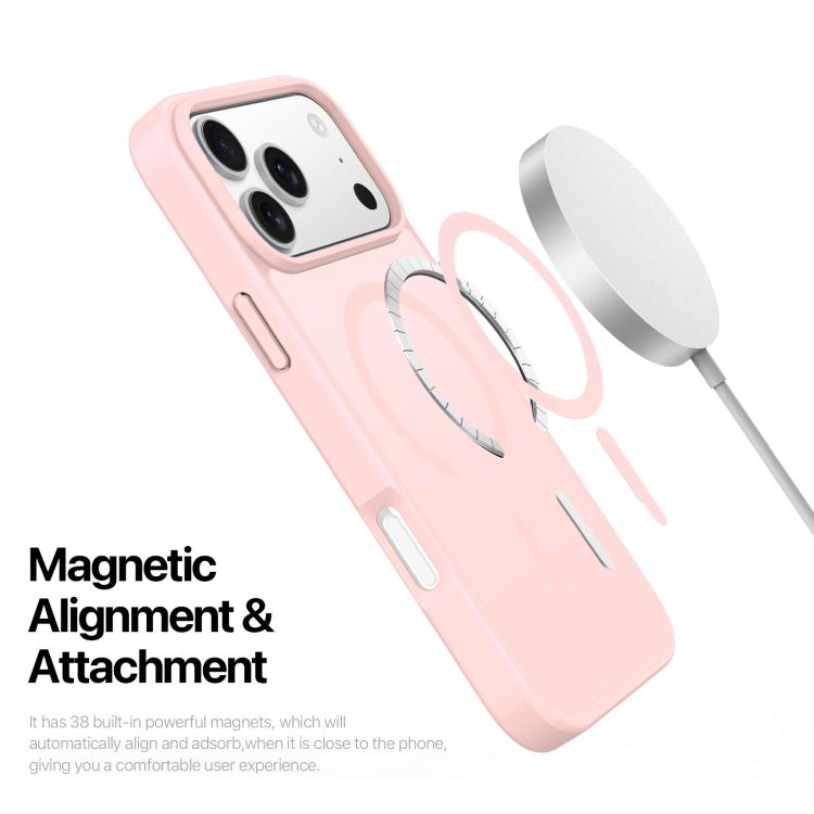 For iPhone 17 Pro DUX DUCIS Yind Series MagSafe TPU Hybrid PC Phone Case(Light Pink) by DUX DUCIS