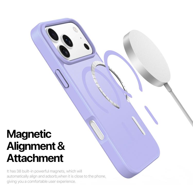 For iPhone 17 Pro DUX DUCIS Yind Series MagSafe TPU Hybrid PC Phone Case(Light Purple) by DUX DUCIS