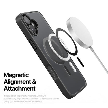 For iPhone 17 DUX DUCIS Yind Series MagSafe TPU Hybrid PC Phone Case(Black) by DUX DUCIS