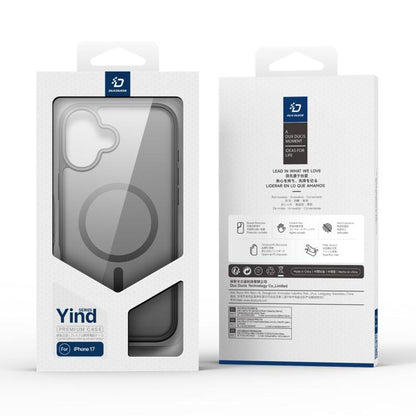 For iPhone 17 DUX DUCIS Yind Series MagSafe TPU Hybrid PC Phone Case(Black) by DUX DUCIS