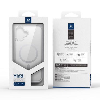For iPhone 17 DUX DUCIS Yind Series MagSafe TPU Hybrid PC Phone Case(Grey) by DUX DUCIS