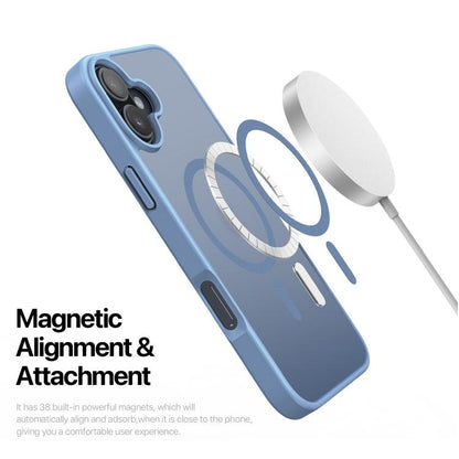 For iPhone 17 DUX DUCIS Yind Series MagSafe TPU Hybrid PC Phone Case(Light Blue) by DUX DUCIS