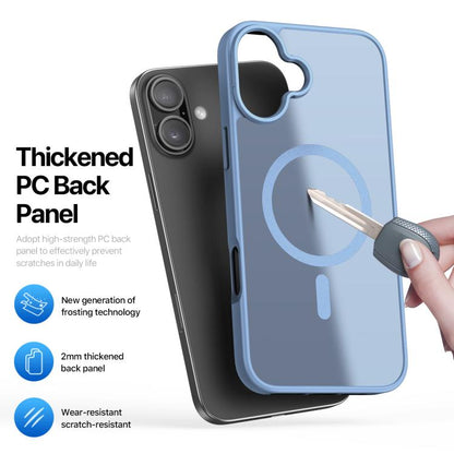 For iPhone 17 DUX DUCIS Yind Series MagSafe TPU Hybrid PC Phone Case(Light Blue) by DUX DUCIS