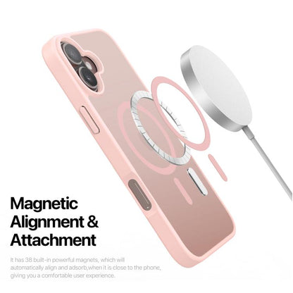 For iPhone 17 DUX DUCIS Yind Series MagSafe TPU Hybrid PC Phone Case(Light Pink) by DUX DUCIS