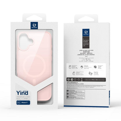 For iPhone 17 DUX DUCIS Yind Series MagSafe TPU Hybrid PC Phone Case(Light Pink) by DUX DUCIS