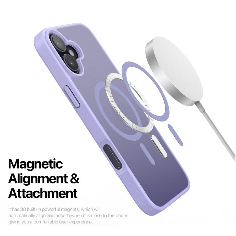 For iPhone 17 DUX DUCIS Yind Series MagSafe TPU Hybrid PC Phone Case(Light Purple) by DUX DUCIS