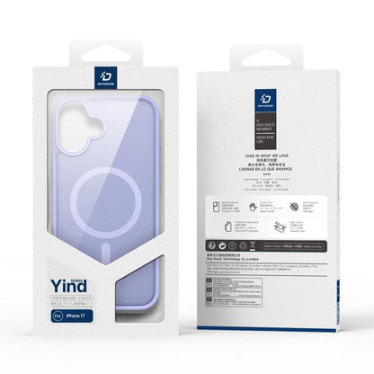 For iPhone 17 DUX DUCIS Yind Series MagSafe TPU Hybrid PC Phone Case(Light Purple) by DUX DUCIS