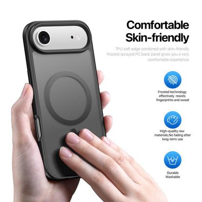For iPhone Air DUX DUCIS Yind Series MagSafe TPU Hybrid PC Phone Case(Black) by DUX DUCIS