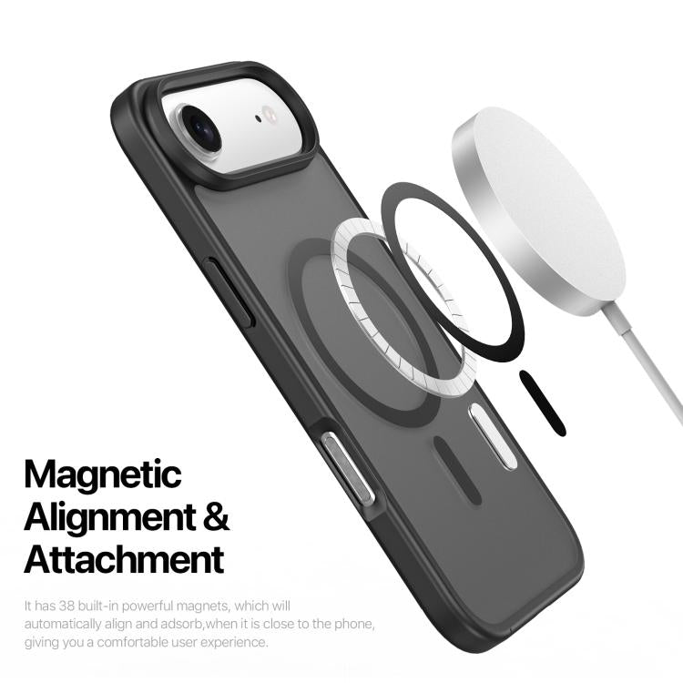 For iPhone Air DUX DUCIS Yind Series MagSafe TPU Hybrid PC Phone Case(Black) by DUX DUCIS