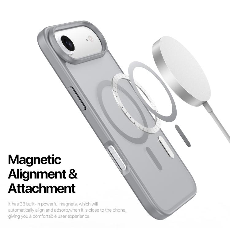 For iPhone Air DUX DUCIS Yind Series MagSafe TPU Hybrid PC Phone Case(Grey) by DUX DUCIS