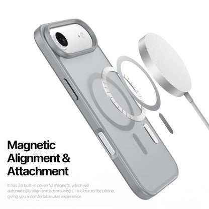 For iPhone Air DUX DUCIS Yind Series MagSafe TPU Hybrid PC Phone Case(Grey) by DUX DUCIS