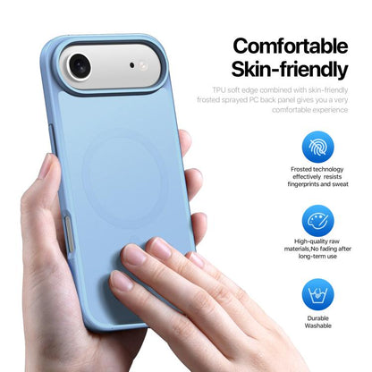 For iPhone Air DUX DUCIS Yind Series MagSafe TPU Hybrid PC Phone Case(Light Blue) by DUX DUCIS