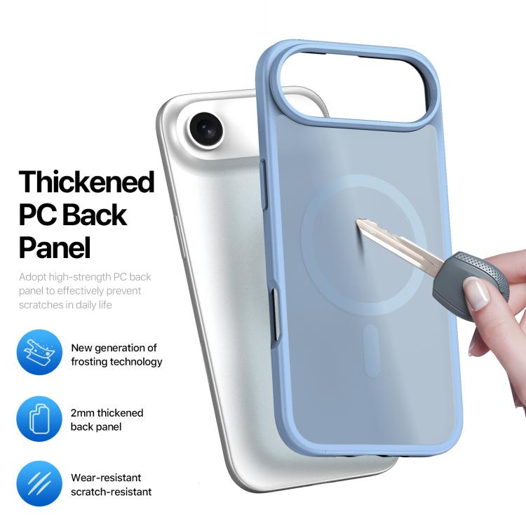 For iPhone Air DUX DUCIS Yind Series MagSafe TPU Hybrid PC Phone Case(Light Blue) by DUX DUCIS