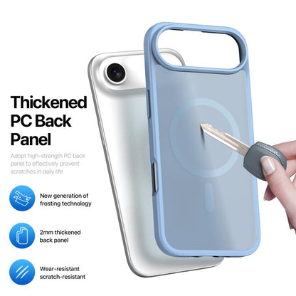 For iPhone Air DUX DUCIS Yind Series MagSafe TPU Hybrid PC Phone Case(Light Blue) by DUX DUCIS