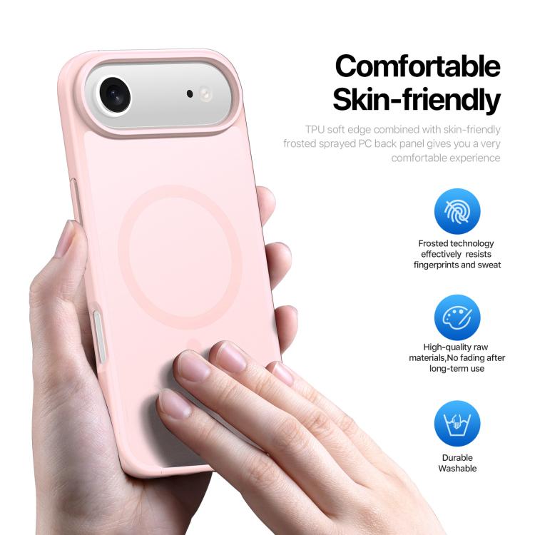 For iPhone Air DUX DUCIS Yind Series MagSafe TPU Hybrid PC Phone Case(Light Pink) by DUX DUCIS