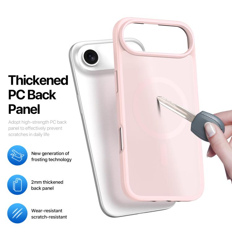 For iPhone Air DUX DUCIS Yind Series MagSafe TPU Hybrid PC Phone Case(Light Pink) by DUX DUCIS