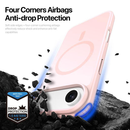 For iPhone Air DUX DUCIS Yind Series MagSafe TPU Hybrid PC Phone Case(Light Pink) by DUX DUCIS