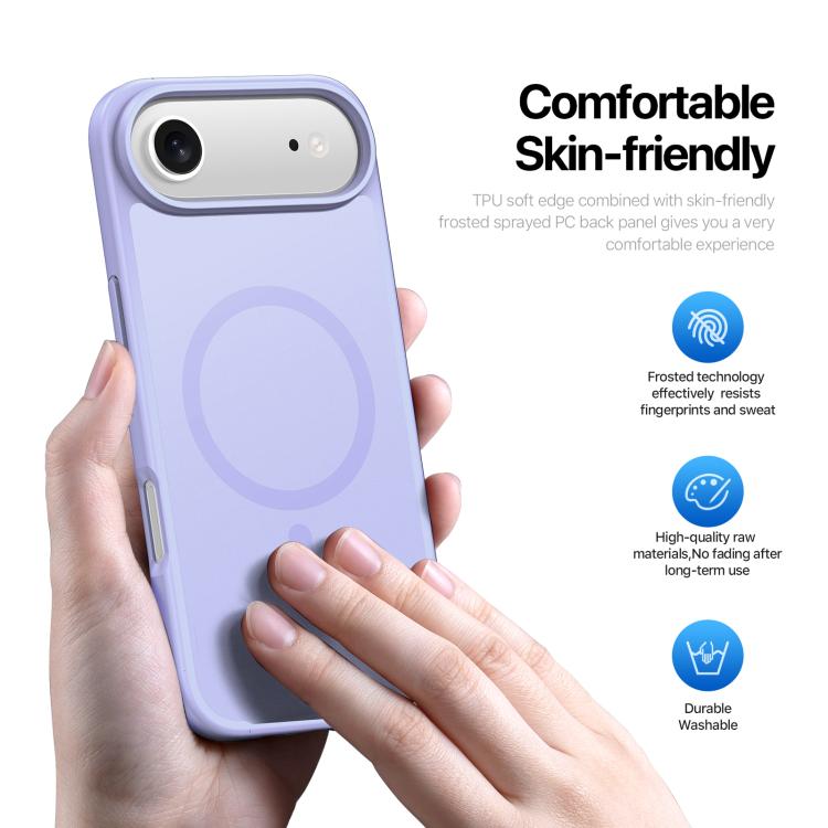 For iPhone Air DUX DUCIS Yind Series MagSafe TPU Hybrid PC Phone Case(Light Purple) by DUX DUCIS