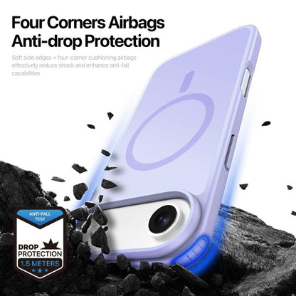 For iPhone Air DUX DUCIS Yind Series MagSafe TPU Hybrid PC Phone Case(Light Purple) by DUX DUCIS