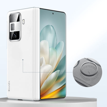 For Honor Magic Vs3 SULADA Skin Feel Liquid Leather Shockproof Phone Case(White) by SULADA