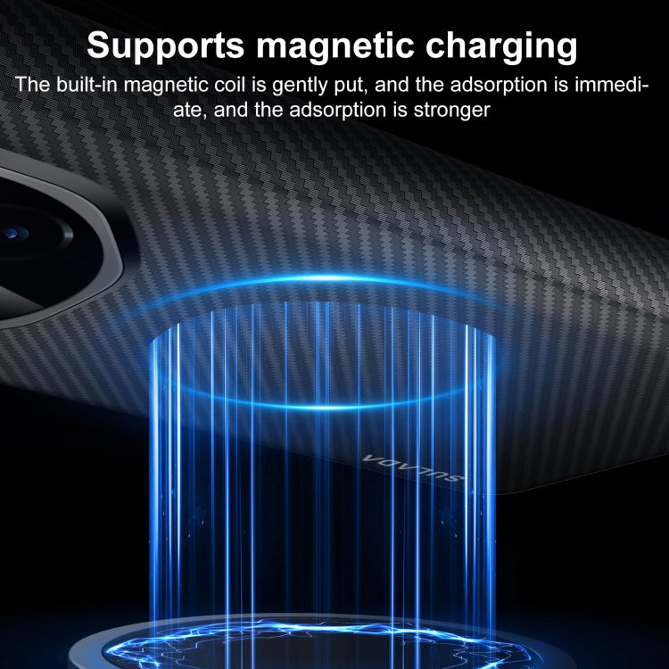 For Honor Magic Vs3 SULADA Kevlar 600D Texture Smart Window Leather Phone Case(Purple) by SULADA