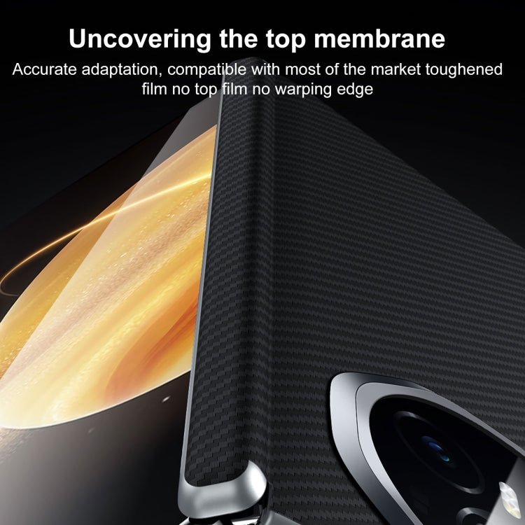 For Honor Magic Vs3 SULADA 600D Kevlar Texture PC Shockproof Phone Case(Black) by SULADA