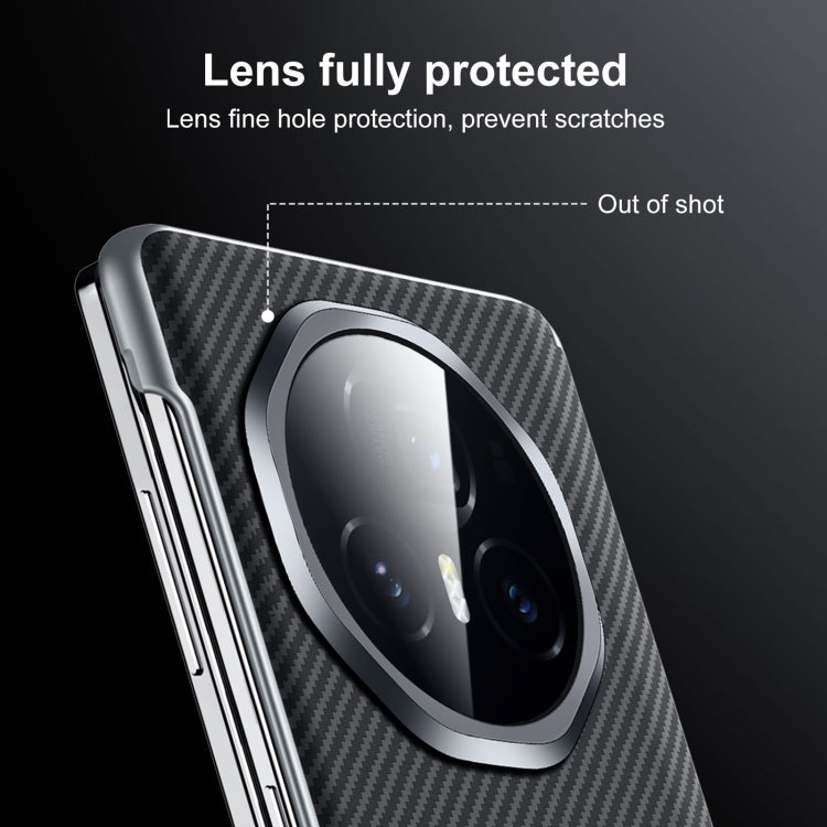 For Honor Magic V3 SULADA 600D Kevlar Texture PC Shockproof Phone Case(Purple) by SULADA