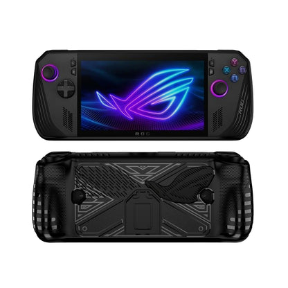 For ASUS ROG Ally X Game Console TPU Protective Case with Stand(Black) by bashfashion