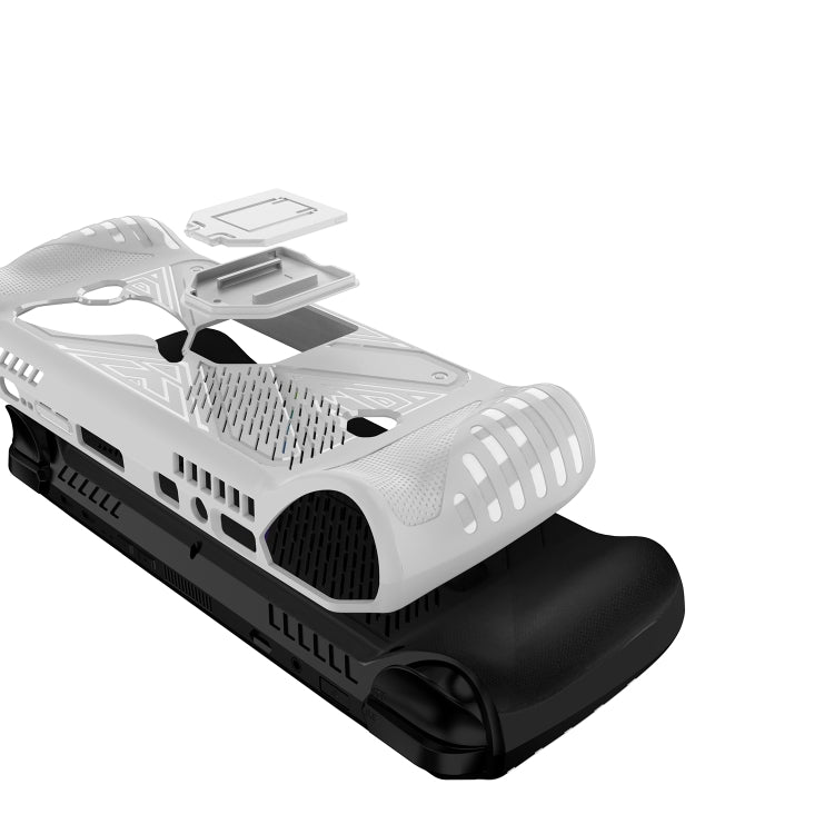 For ASUS ROG Ally X Game Console TPU Protective Case with Stand(Black) by bashfashion