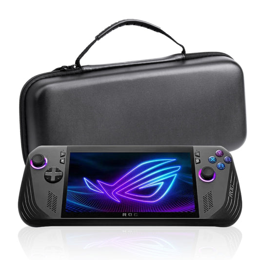 For ASUS ROG Ally X Game Console EVA Leather Pattern Handbag(Black) by bashfashion