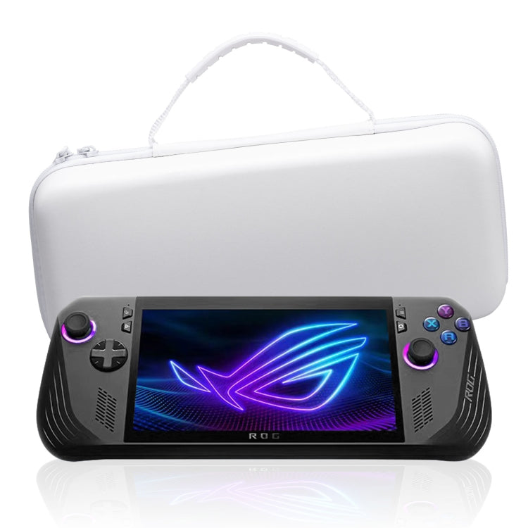 For ASUS ROG Ally X Game Console EVA Leather Pattern Handbag(White) by bashfashion