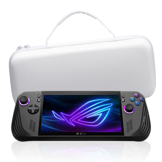 For ASUS ROG Ally X Game Console EVA Leather Pattern Handbag(White) by bashfashion