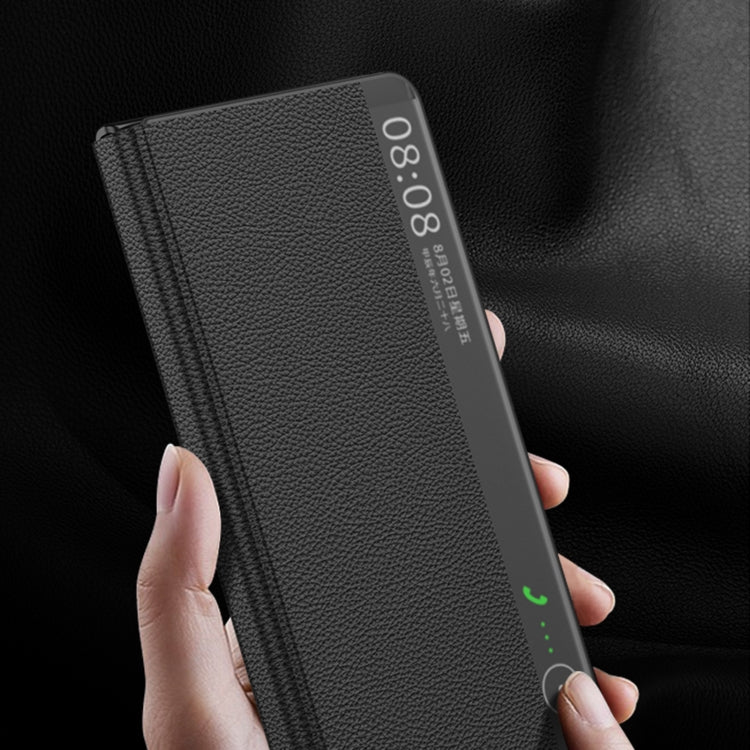 For Huawei Mate X5 GKK Blade Flip PU Phone Case(Black) by GKK