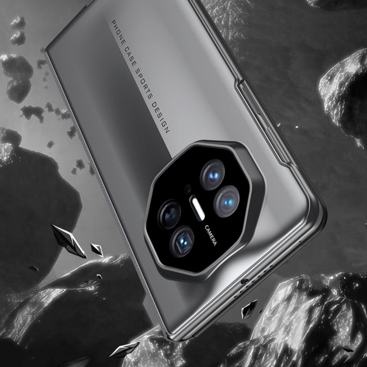 For Huawei Mate X5 GKK Blade Flip PU Phone Case(Black) by GKK