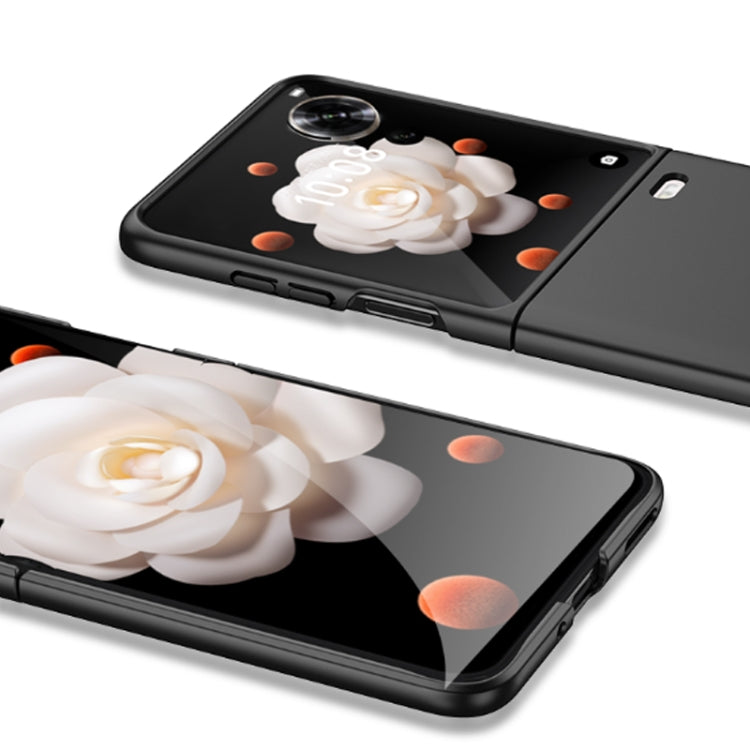 For Honor Magic V Flip GKK Ultra-thin Full Coverage Phone Case(Black) by GKK