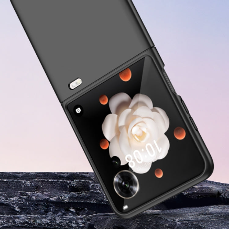 For Honor Magic V Flip GKK Ultra-thin Full Coverage Phone Case(Black) by GKK