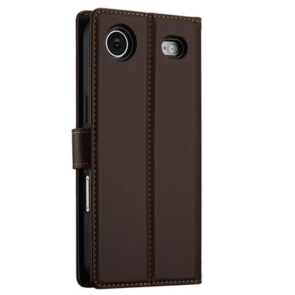 For iPhone Air LC.IMEEKE L2 Series Detachable Magsafe PU Phone Case with Lanyard(Brown) by LC.IMEEKE