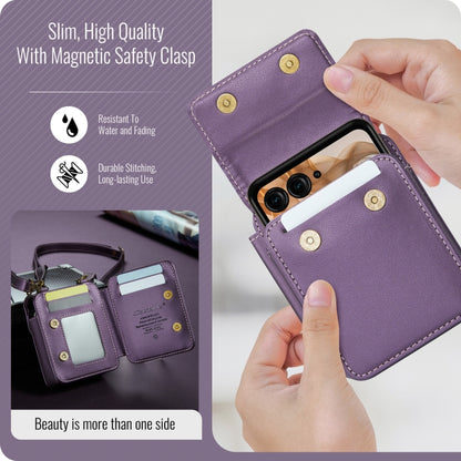 For Motorola Razr Series CaseMe Me50 Mini Lanyard Universal Bag(Purple) by CaseMe