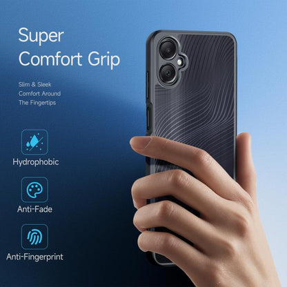 For Samsung Galaxy A06 5G DUX DUCIS Aimo Series TPU + PC Frosted Feel Phone Case(Black) by DUX DUCIS