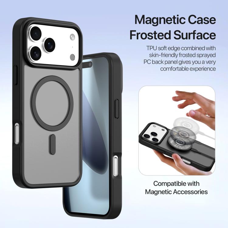 For iPhone 17 Pro Max DUX DUCIS Lawa Series 2 in 1 Wallet Zipper Detachable MagSafe Phone Case with Lanyard(Black) by DUX DUCIS