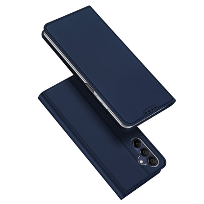 For Samsung Galaxy A16 5G DUX DUCIS Skin Pro Series Flip Leather Phone Case(Blue) by DUX DUCIS