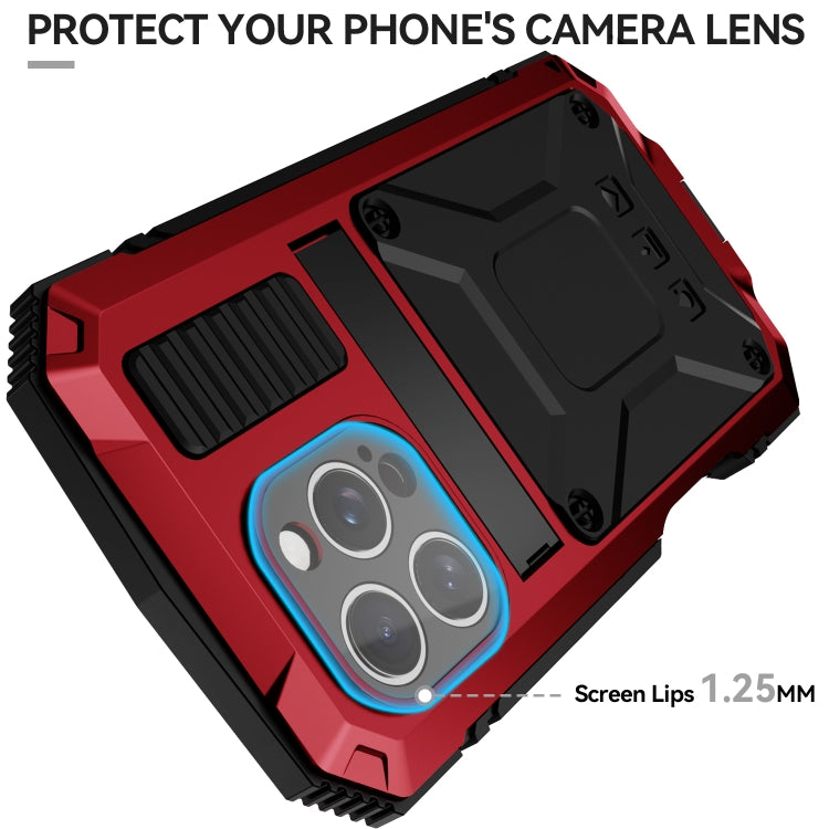 For iPhone 16 Pro R-JUST Life Waterproof Dustproof Shockproof Phone Case(Red) by R-JUST