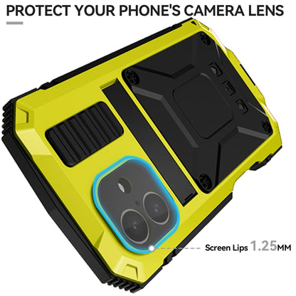 For iPhone 16 Plus R-JUST Life Waterproof Dustproof Shockproof Phone Case(Yellow) by R-JUST
