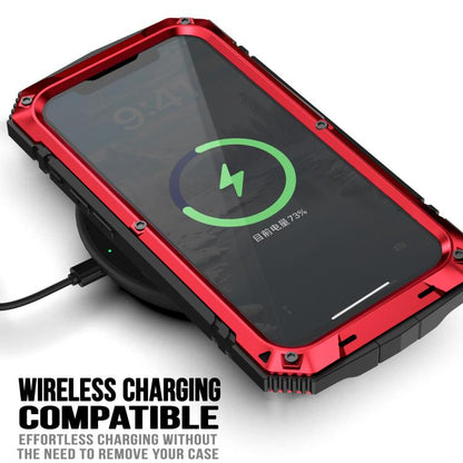 For iPhone 16e R-JUST Life Waterproof Dustproof Shockproof Phone Case(Red) by R-JUST