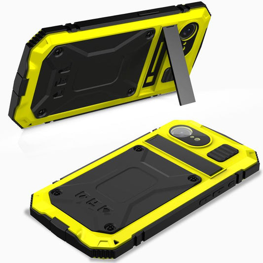 For iPhone 16e R-JUST Life Waterproof Dustproof Shockproof Phone Case(Yellow) by R-JUST