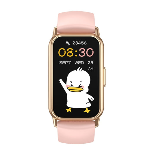 CY22 1.47 inch Silicone Strap IP67 Waterproof Smart Watch, Support Heart Rate / Blood Pressure(Pink) by bashfashion